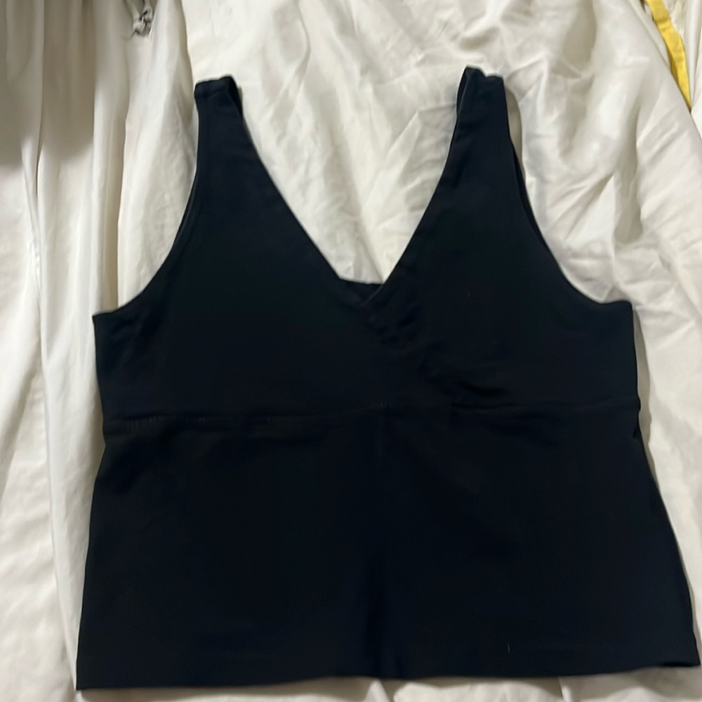 Pact crop top with built in bra